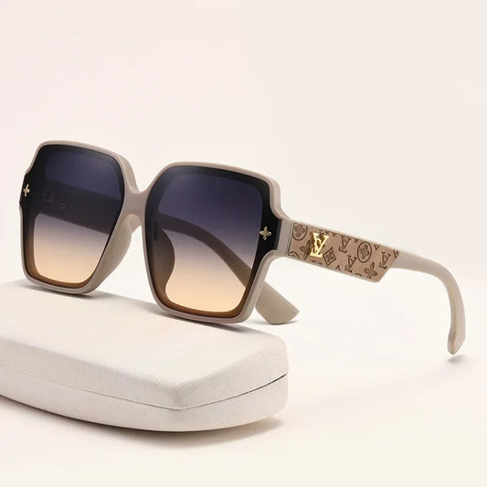 2024 Fashion Women Luxury Brand Designer Sun Glasses New Female Vintage Square SunglassesUv400 Eyewear Gafas Shade Oculos De Sol